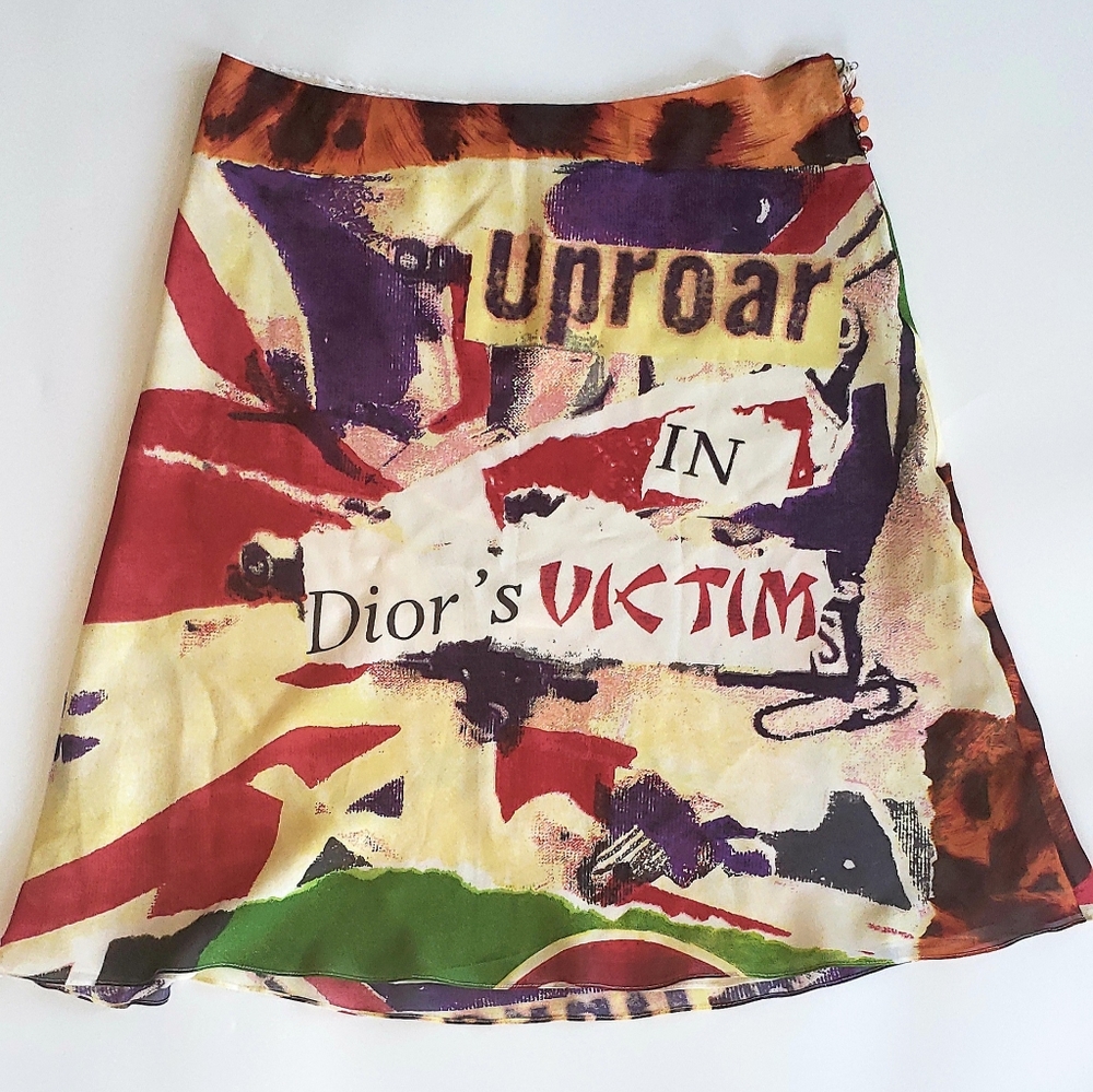 Dior Vintage Silk Skirt